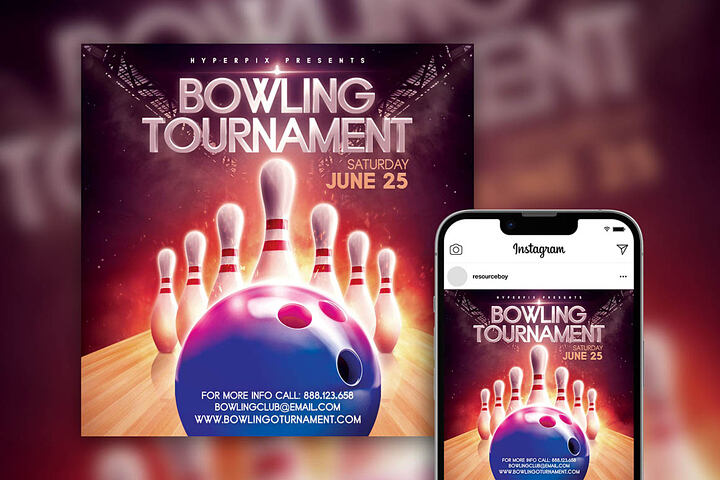 Bowling Tournament – Free Flyer