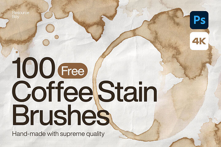Coffee Stains Free Photoshop Brushes