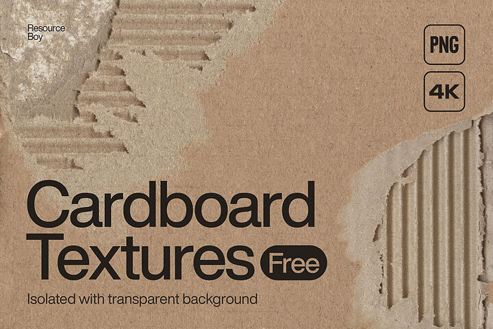 100 Free Torn Cardboard Textures