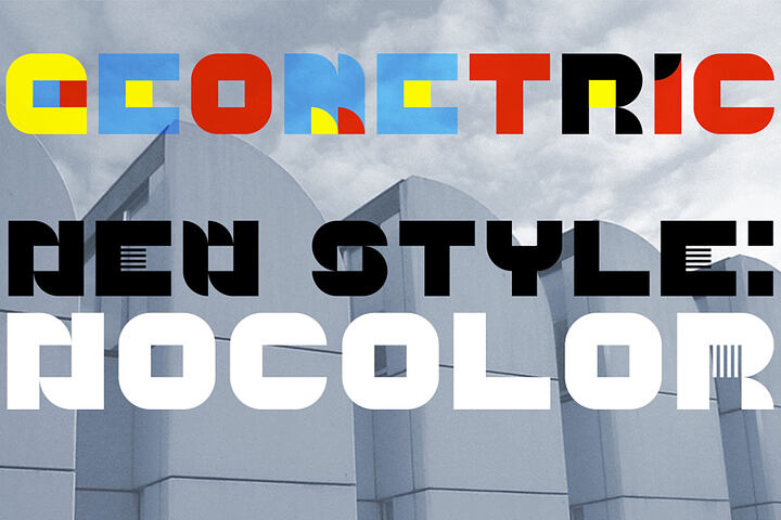 Geometric No Color – Free Font