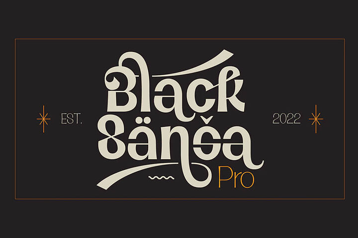 Black Sansa Thin – Free Font