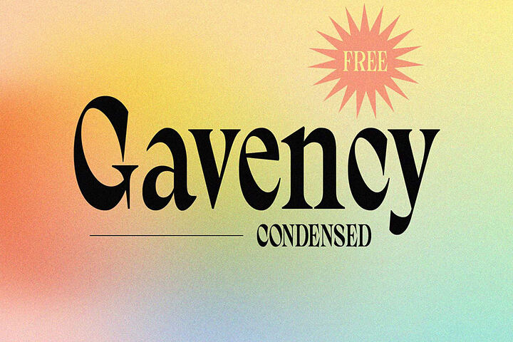 Gavency Condensed – Free Font