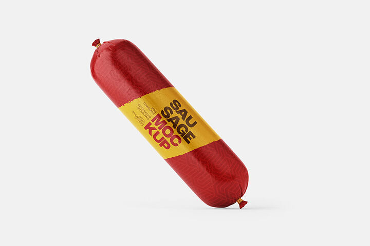 Sausage Chub – Free Mockup