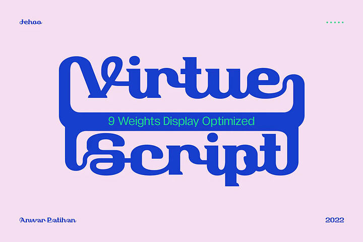 Virtue Script Semibold – Free Font