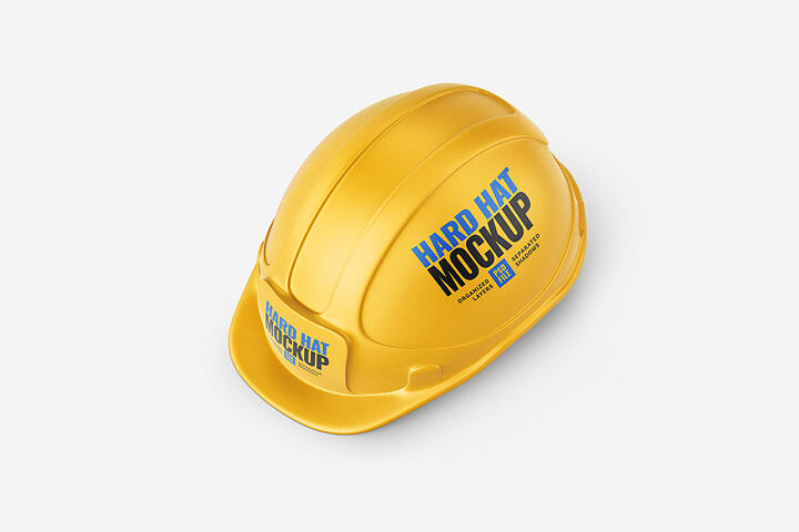 Construction Hat – Free Mockup