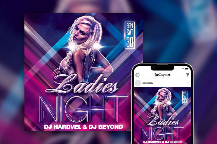 Ladies Night Party – Free Instagram or Flyer