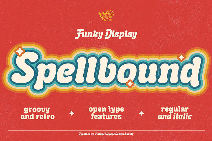 Spellbound – Funky & Groovy Typeface