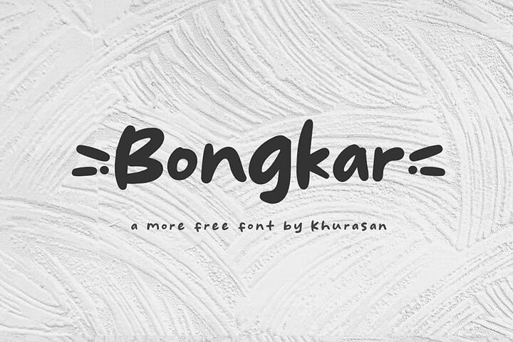 Bongkar – Free Font