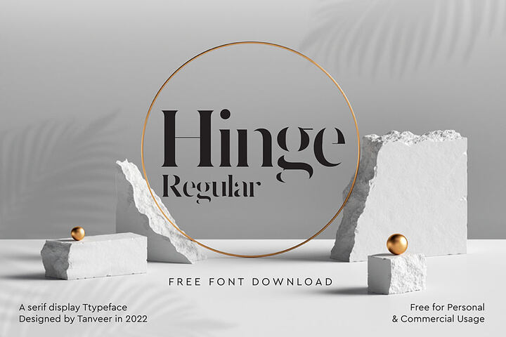 Hinge – Free Font
