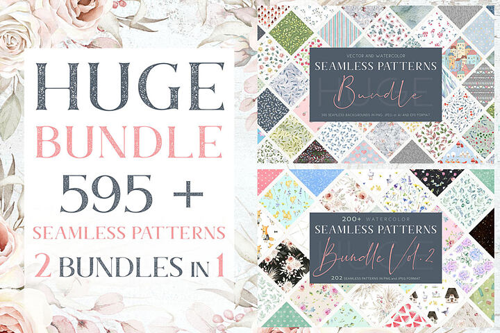 Huge Seamless Patterns Bundle