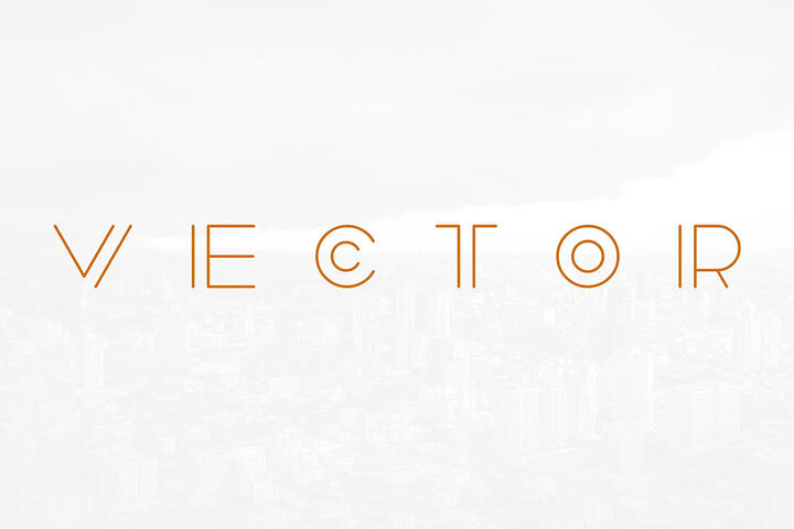 Vector Line – Free Font