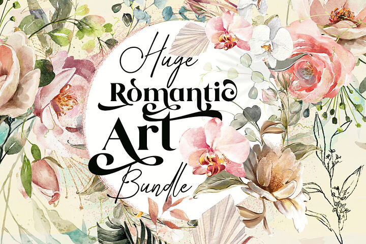 Huge Romantic Art Bundle