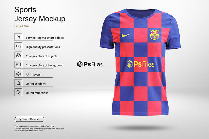 Sport Jersey – Free Mockup