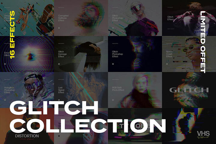 Glitch Photo Effects Collection