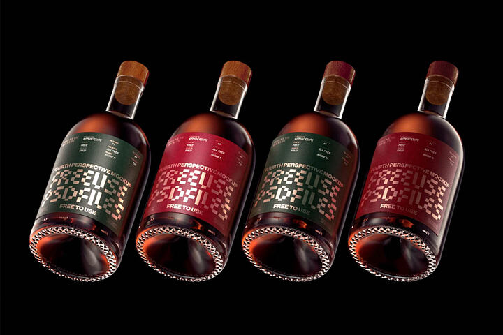 Liquor Bottles – Free Mockup
