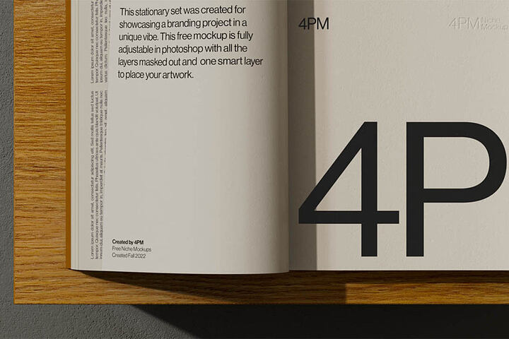 Open Book – Free Mockup