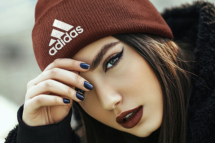 Woman’s Beanie Hat – Free Mockup