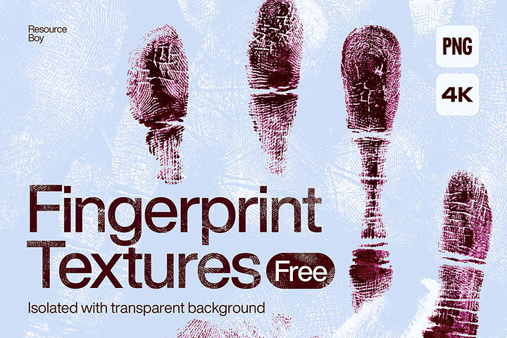 100 Free Hand Fingerprint Textures
