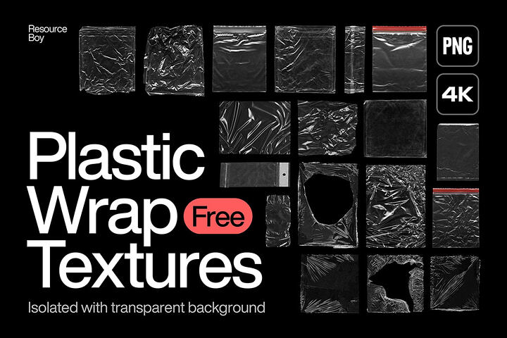 120 Free Plastic Wrap Textures