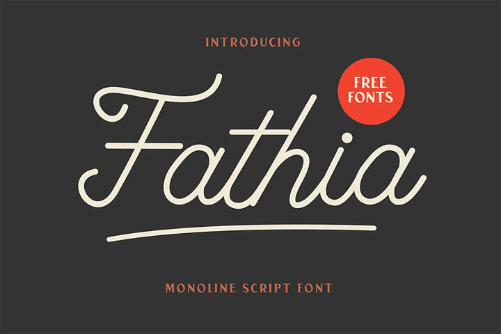 Fathia – Free Font
