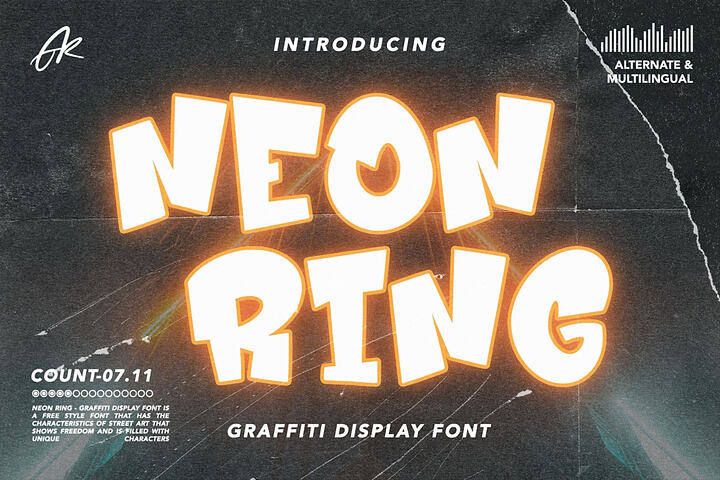 Neon Ring – Free Font