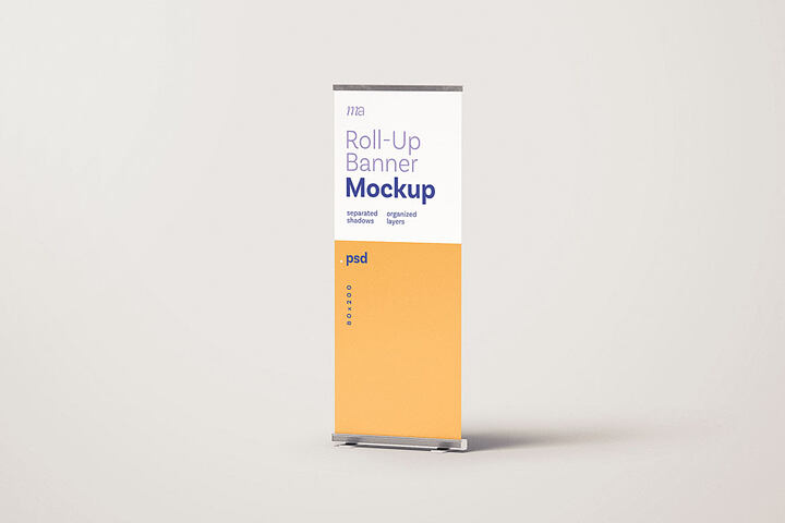 Roll Up Banner – Free Mockup