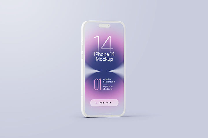 iPhone 14 Pro Clay – Free Mockup