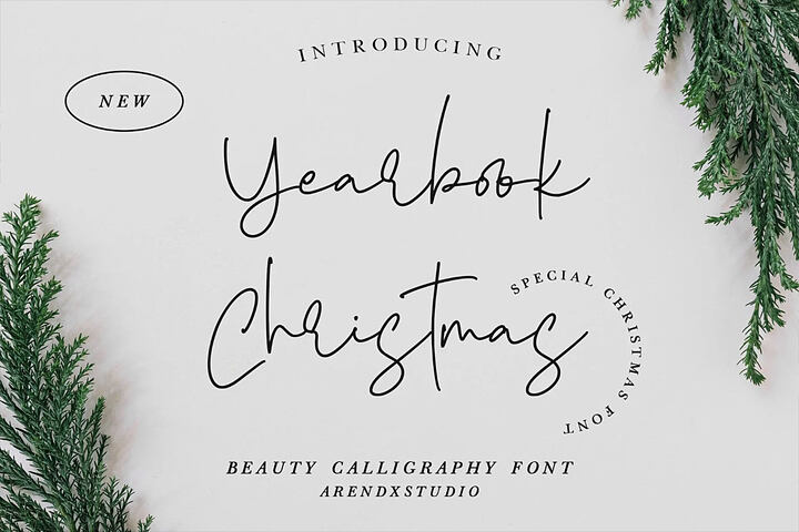 Yearbook Christmas – Free Font