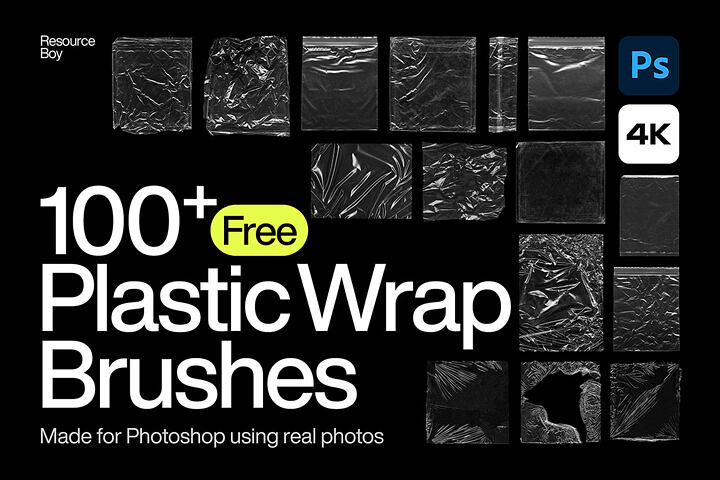 100+ Free Plastic Wrap Photoshop Brushes