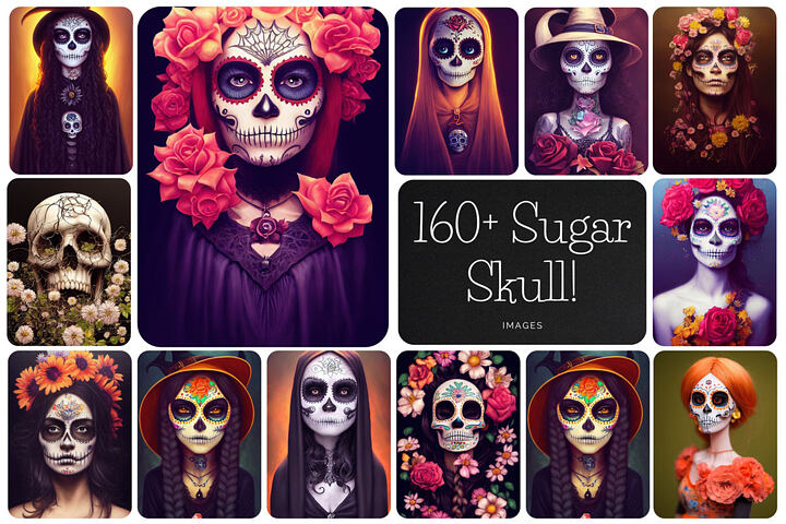 160 Sugar Skull Backgrounds