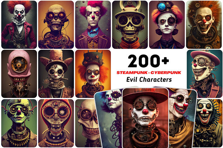 200 Steampunk Characters