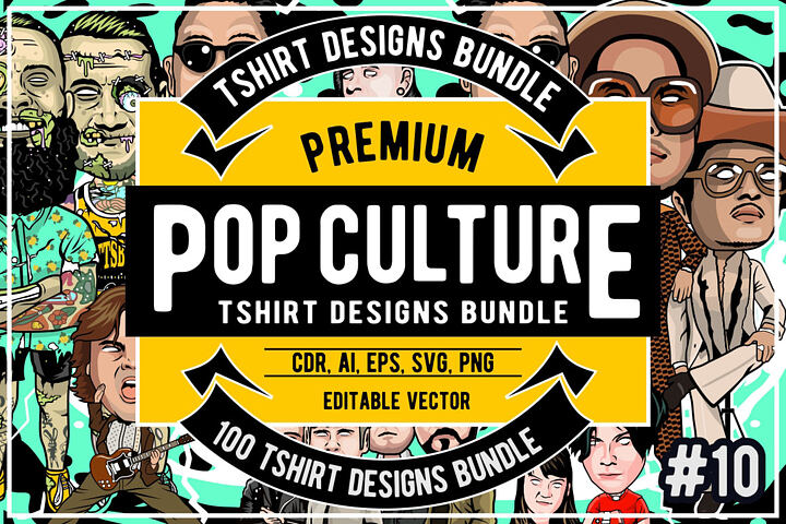 100 Pop Culture T-shirt Designs 10