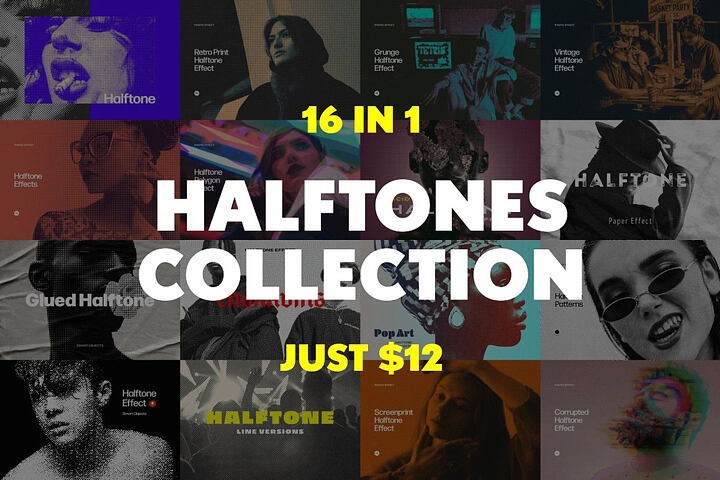 Versatile Halftone Effects Bundle