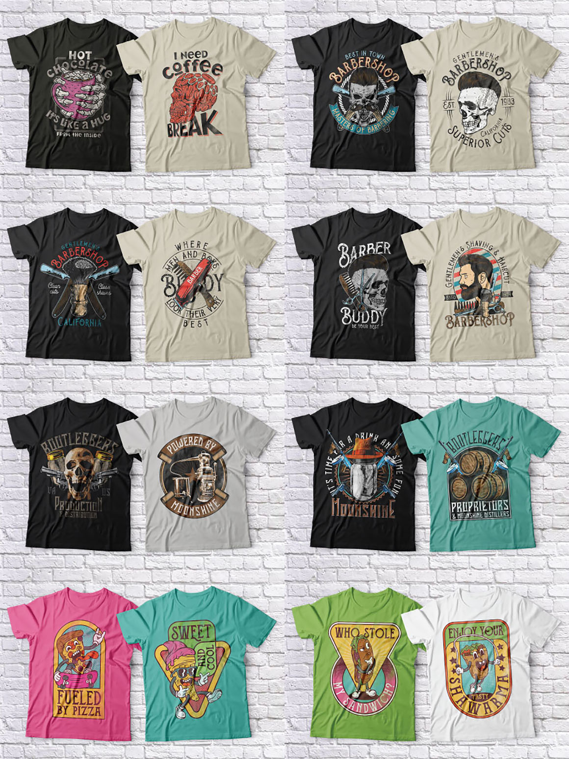 153 Editable Vector T-shirt Designs - Dealjumbo