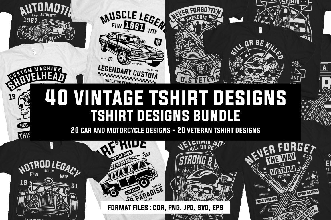 2568 T-shirt Designs Mega Bundle - Dealjumbo