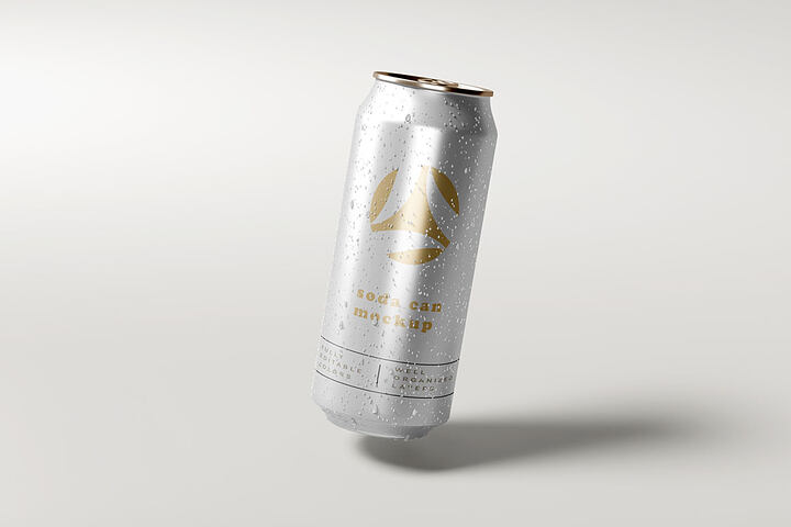 Soda or beer can – Free Mockup