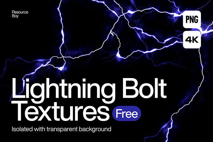 100 Free Lightning Bolt Textures