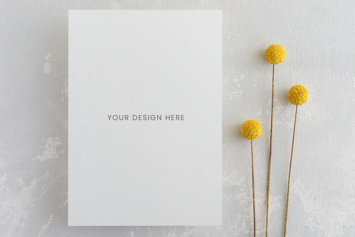 Fancy Greeting Card – Free Mockup