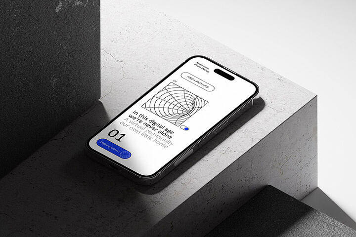 Iphone 14 Pro Dark – Free Mockup