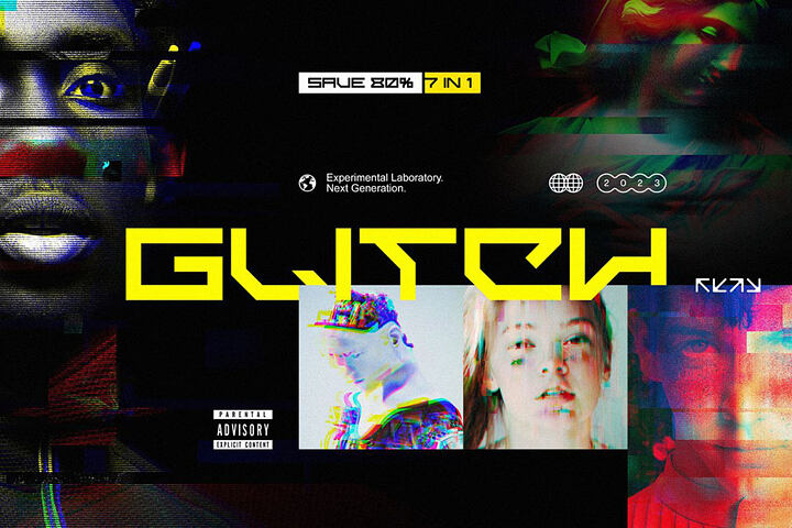 Modern Glitch Effects Bundle