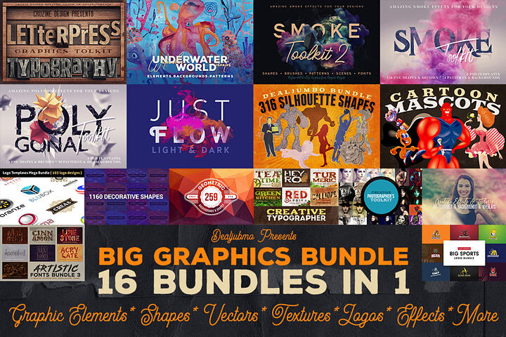 Big Graphics Bundle – 16 in 1