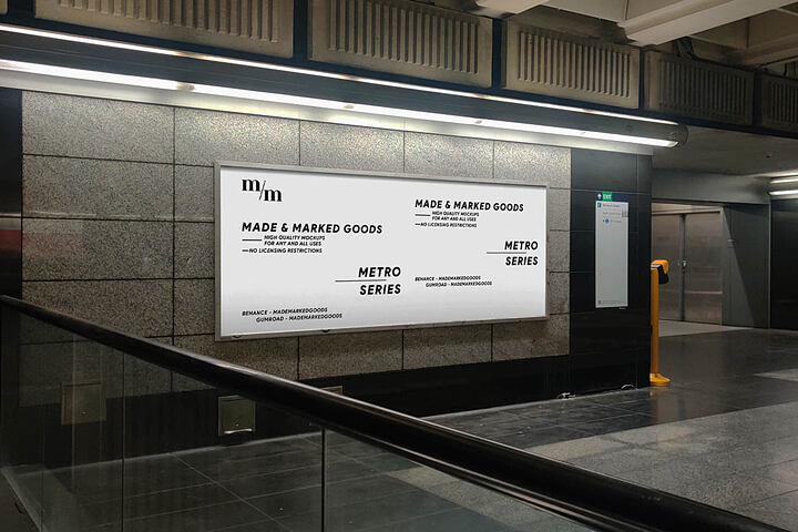 Metro Billboard – Free Mockup