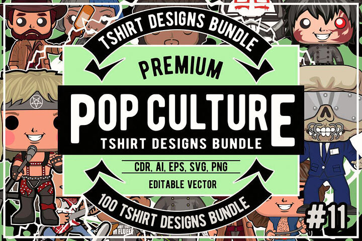 100 Pop Culture T-shirt Designs 11