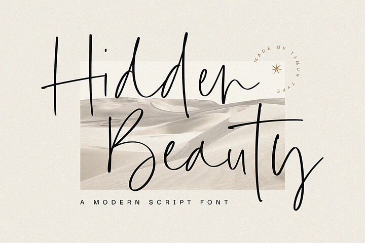 Hidden Beauty – Free Font