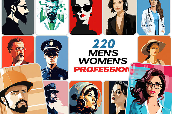 Men’s & Women’s Profession – 220 Stock Images