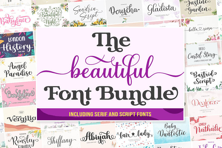 The Beautiful Font Bundle