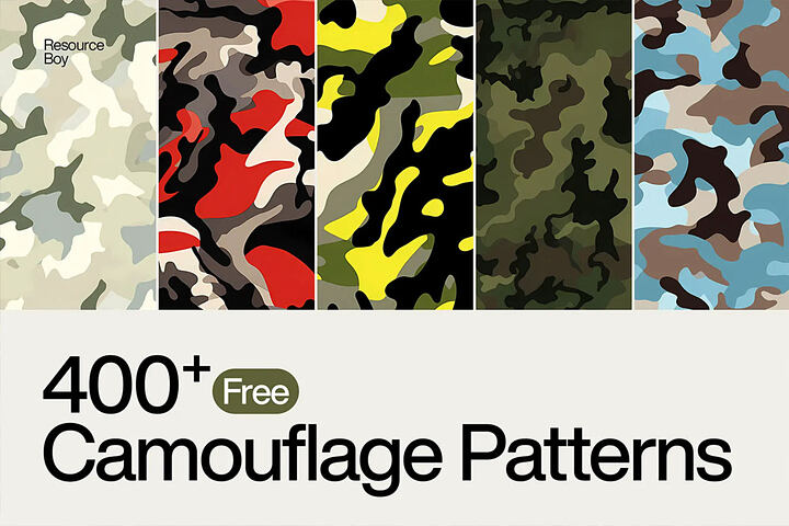 400 Free Camouflage Patterns