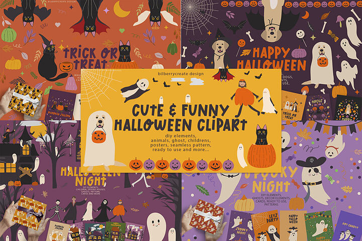 Cute & Funny Halloween Clipart