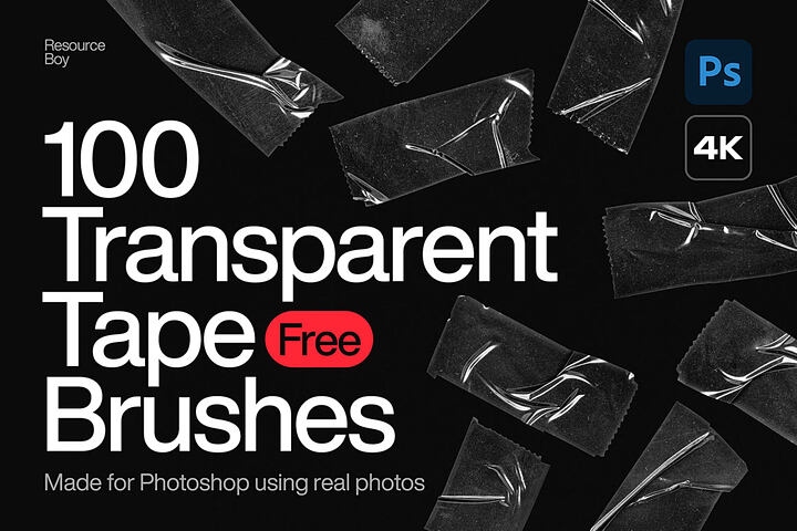 100 Free Transparent Tape Ps Brushes