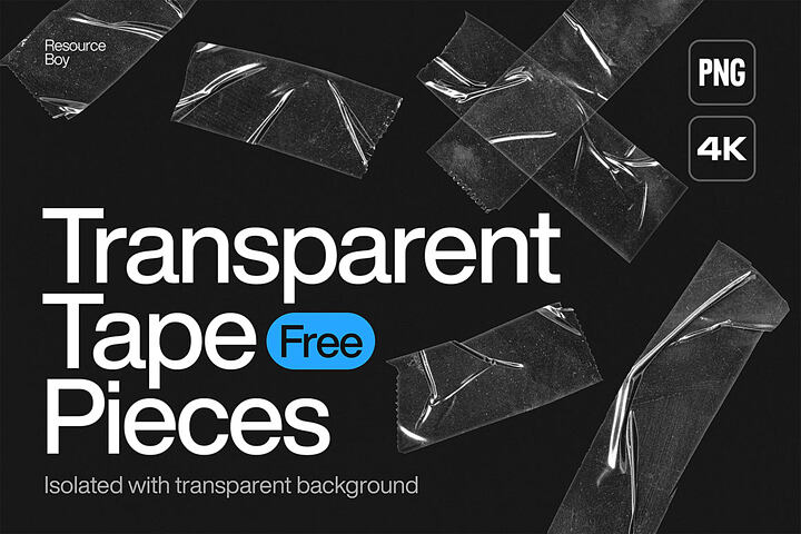 100 Free Transparent Tape Textures